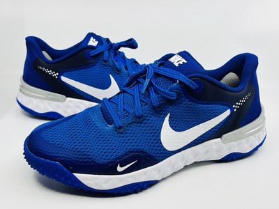 Nike Alpha Huarache Elite 3 Turf Baseball Shoes Blue White CK0748-401 Size 12
