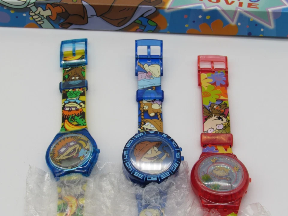 1998 Burger King Rugrats фильм.Смотрите новый в коробке непроверенный лот из 3 - Изображение 2 из 4