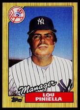 1987 Topps #168 Lou Piniella - EX