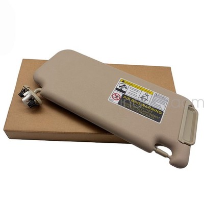 Left Driver Side Sun Visor w/ Extender & Mirror Beige for Toyota RAV4 2006-2013