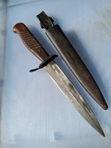 German Trench Scabbard Knife World War One WW1 Military Weapon Original Vintage