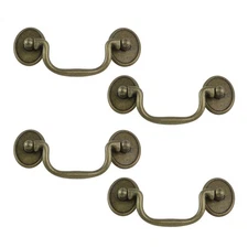 T Tulead Drop Bail Handle Pulls Small Drawer Pulls Handles Antique Bronze Cab...