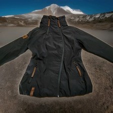 Naketano⚓ Übergangsjacke, Vintage Stil⚓, Blau, Mit Schrägen Reißverschluss Gr.M