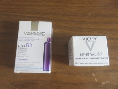 1 x LA Roche-Posay MELA B3 Serum 10 ml   und   1 x   Vichy Mineral Cream 15 ml