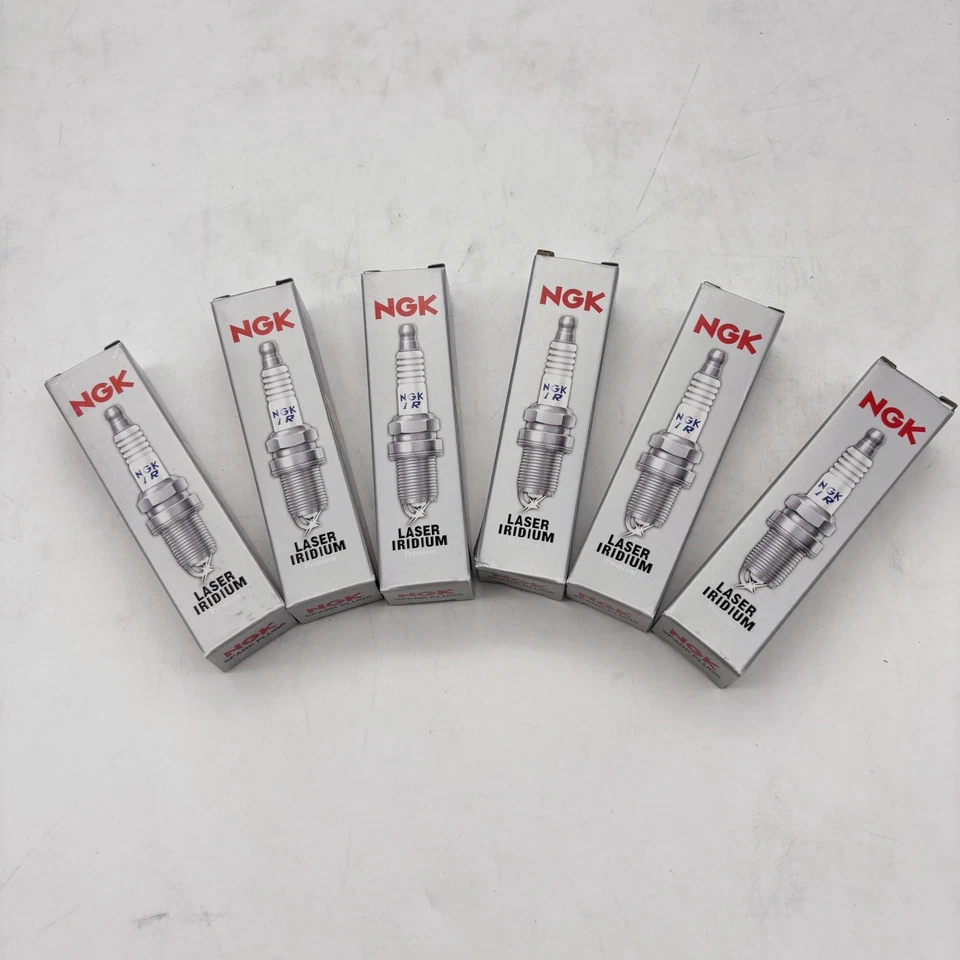 Set of 6 NGK Laser Iridium Spark Plug Nickel Core Tip Standard 0.032in ILFR6G-E - Image 4 of 4