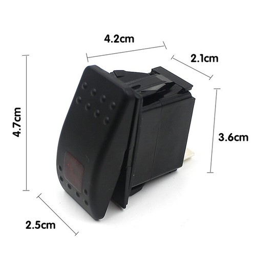 Switch Switch AC1500V1 Miunte 4.7*2.1*4.2 (cm) On-Off SPST Single Light 2V/20A - Picture 9 of 12