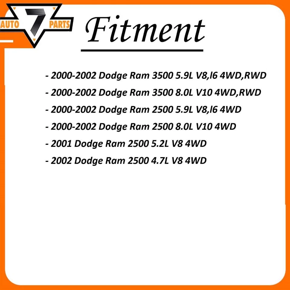 2x rótulas inferiores delanteras de alta resistencia para Dodge Ram 2500 2000-2002 5,9 L 4x4 Foto 2 de 4