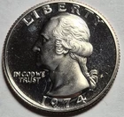 1974S Gem Proof Washington Quarter