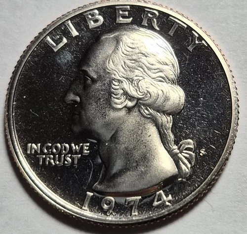 1974S Gem Proof Washington Quarter