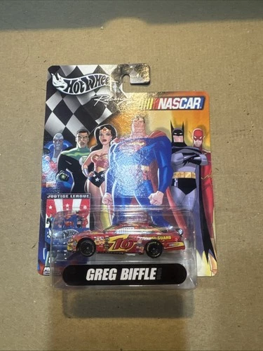 Hot Wheels 2004 NASCAR Racing Justice League Greg Biffle 1:64 Scale Diecast Car