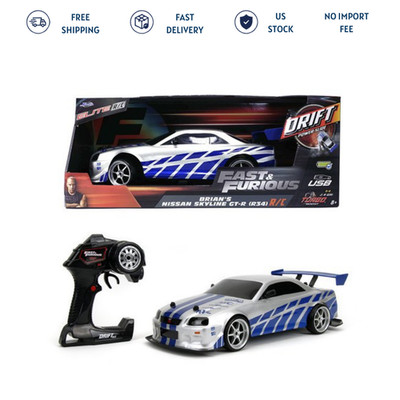 Jada 1:10 Drift RC Sports Car 2.4GHz USB Rechargeable Remote Control