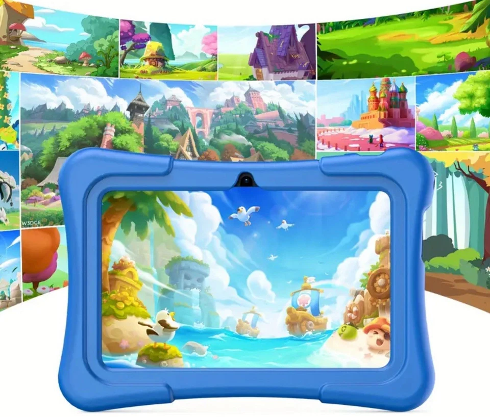 Tablet Per Bambini Android 13 Da 7 Pollici Con Custodia - Immagine 2 di 4