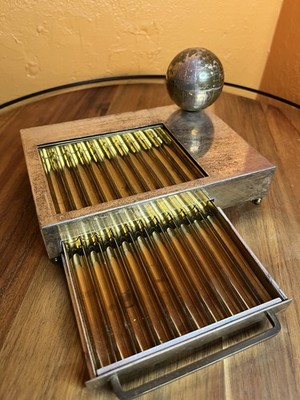 Vintage World Globe Multitier Musical Cigarette Dispenser Box