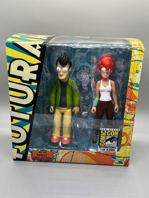 Futurama Alternate Universe Fry & Leela - SDCC 2008 Limited Edition Toynami