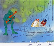 WIZARDS ANIMATION ART: ORIGINAL RALPH BAKSHI PRODUCTION CELS + Free Autograph