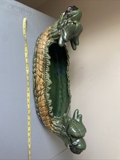 Double Headed Dragon Ceramic Bamboo Planter