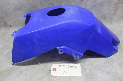 #ad 98 04 Yamaha Warrior 350 Oem Blue Gas Tank Fuel Cell Cover Body Panel $79.95