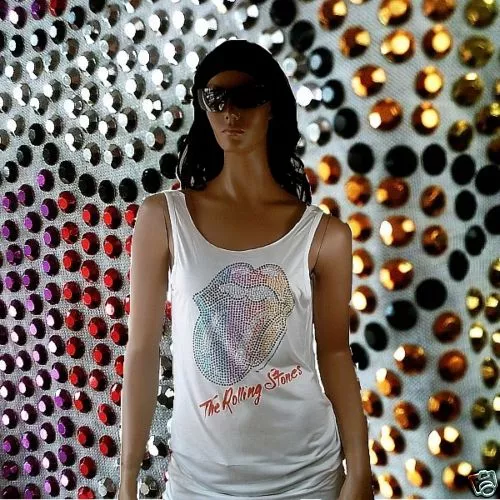 T shirt rolling stones zunge clearance strass