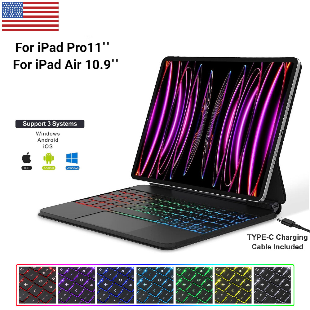 Magic Keyboard with Touchpad for iPad Pro 11, iPad Air 5th/4th