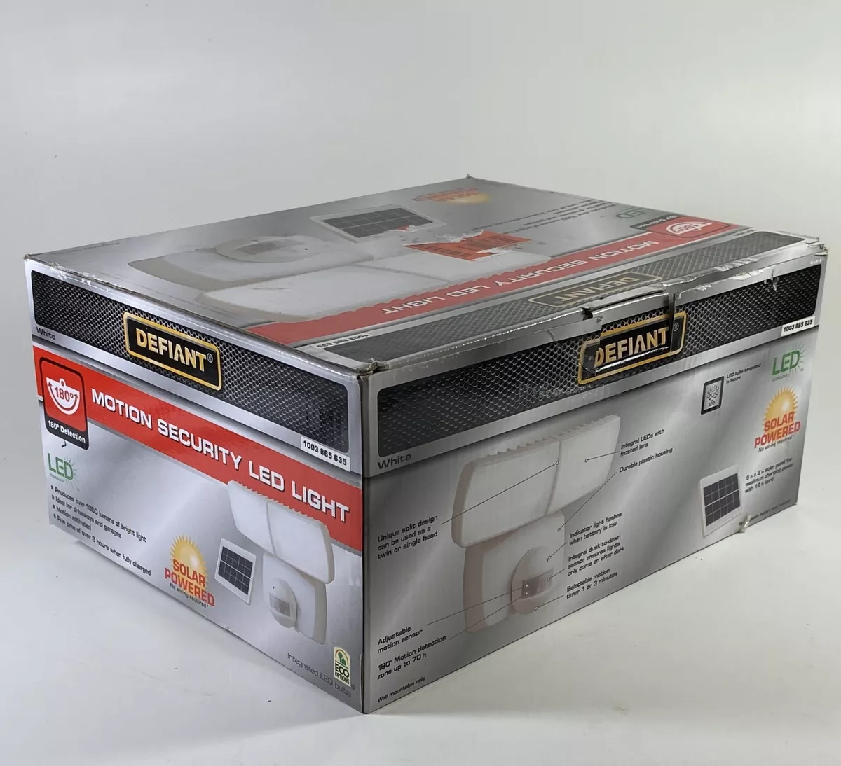 Defiant SLMT1000WDF Motion Activated Integrated LED Twin Head