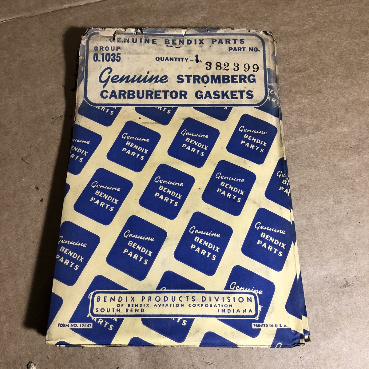 Stromberg NOS Bendix Gasket Set # 382399 for Carb AA-1 | eBay