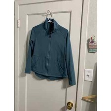 S Skechers Blue Zip Up Soft Fleece Jacket