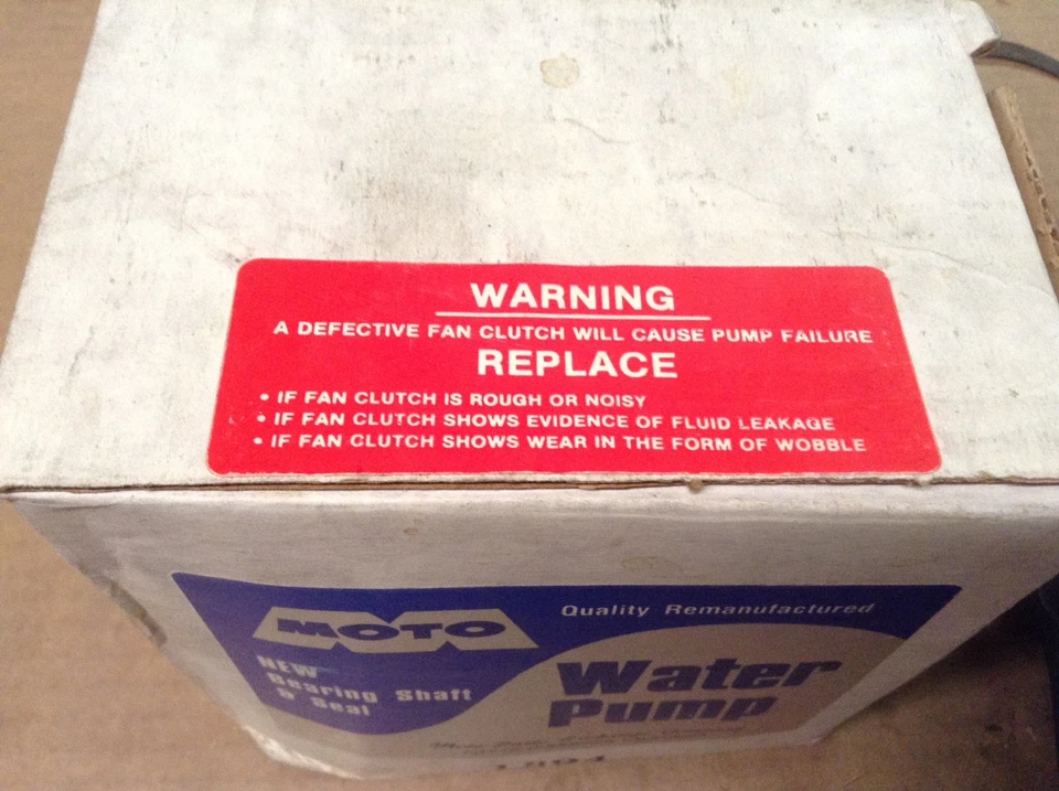 Bomba de agua remanufacturada Moto 1394 | Se adapta a 68 Chevy Chevelle 3,8 L 4,1 L sin aire acondicionado Foto 3 de 4