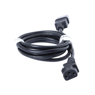 Stromkabel / PDU-Netzkabel / Power Cord - 10A, C13 zu C14, 1.8m / 180cm schwarz