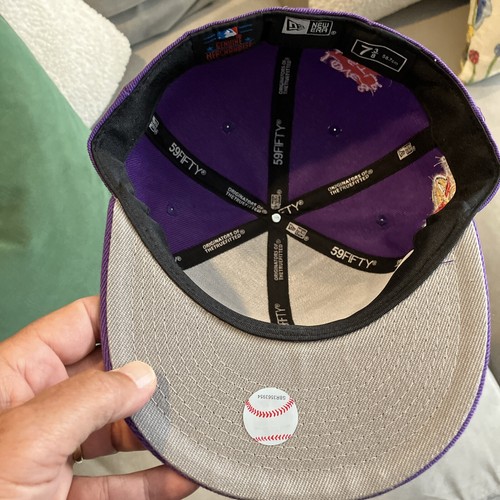 NEW - Arizona Diamondbacks - Love / Hustle = Game - 2001 W.S Fitted Hat - 7 3/8 - Picture 6 of 8