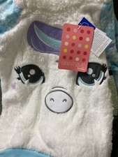 Saint Eve Youth Hooded Fleece Sleeper 2 Piece Pajamas Unicorn Girls 4/5T New