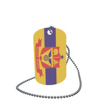Dog Tag Flag Bunting Sant Paul City Minnesota Dog Tag Aluminium 30 x 50mm