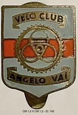 ANGELO VAI CLUB VEIL SPORT CYCLING BADGE ANONYMOUS MANUFACTURER