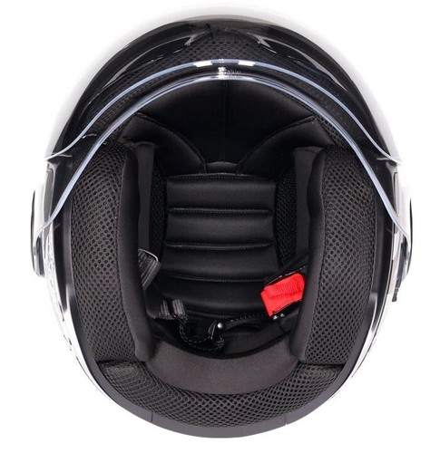 CASCO HELMET MOTO JET AGV ETERES HISTORY BLACK GREY RED TG S - Foto 7 di 7