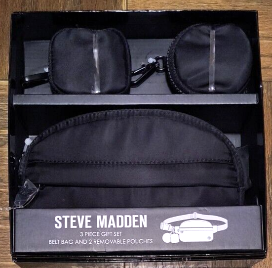 Steve Madden 3-Pc Gift Set Belt Bag + 2 Removable Pouches  display picture 2