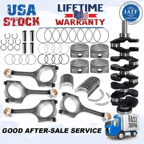 Crankshaft Connecting Rod Bearing Piston Kit For Hyundai Sonata Kia Optima 2.4L