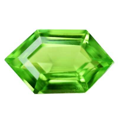 Superb Natural Green Peridot Hexagon Shape Certified 8.35 Cts Loose Gemstone