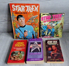 Star Trek Book X4  + Vinyl single  Annual 1975 The Classic Episodes Tribbles