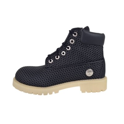 Timberland 6In Little Kid's 20719 Outdoor Leather Classic Vent Goul Black Sz 2Y