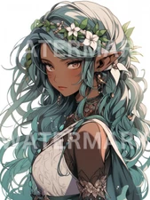 Digital Image Picture Fantasy Anime Elf Photo Wallpaper Desktop AI Art