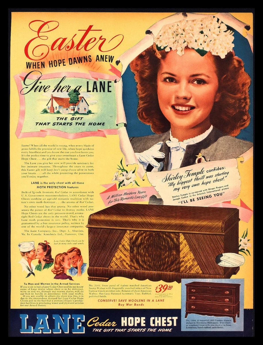 Cedar hope chest vintage outlet