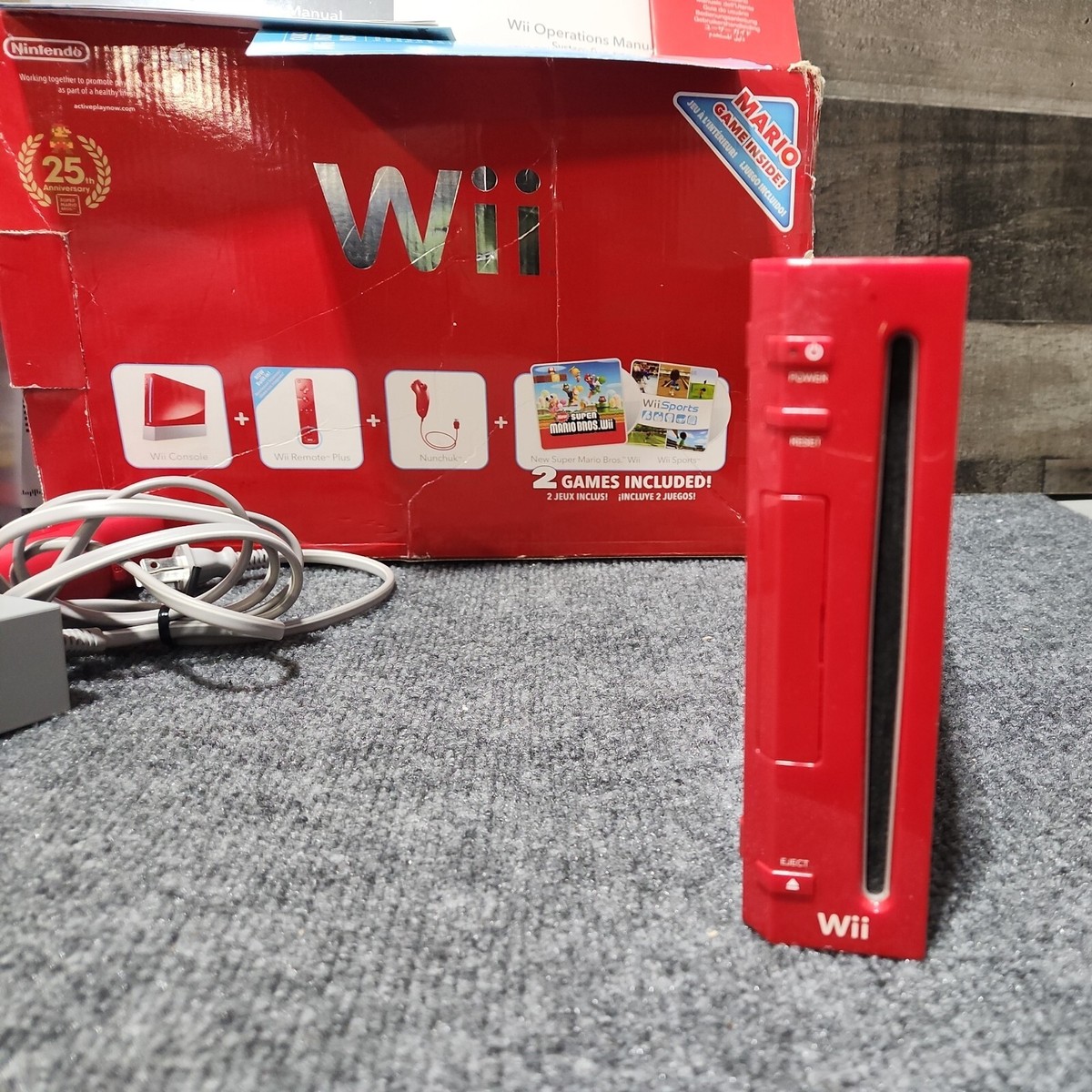 Nintendo Wii Super Mario Bros 25th Anniversary Limited Edition