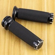 1" Electronic Throttle Hand Grips For Harley Electra Road Street Tri Glide FLS