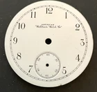 Antique American Waltham 16s Pocket Watch Dial Parts 43.4mm AWW USA
