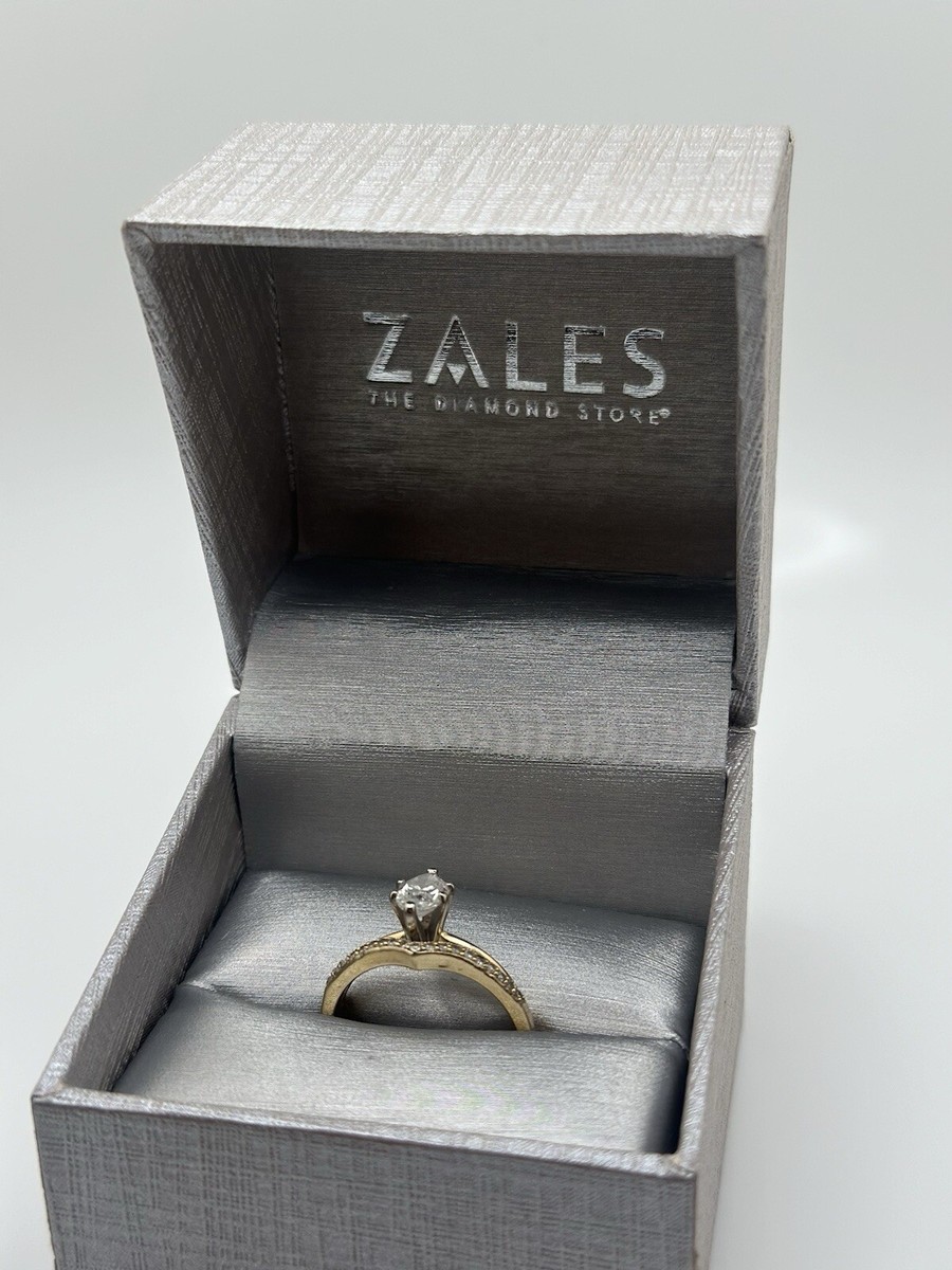 Engagement Rings Anillo Diamond Anillos Zales Zales 1ct 14k Yellow