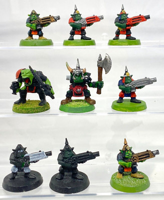 WARHAMMER 40K SPACE Orks (1996) 2nd Edition Sealed NIB OOP 5 Miniatures Vintage EUR 400,00 - FR