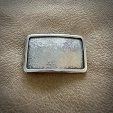 3 X 2 Silver Tone Belt Buckle
