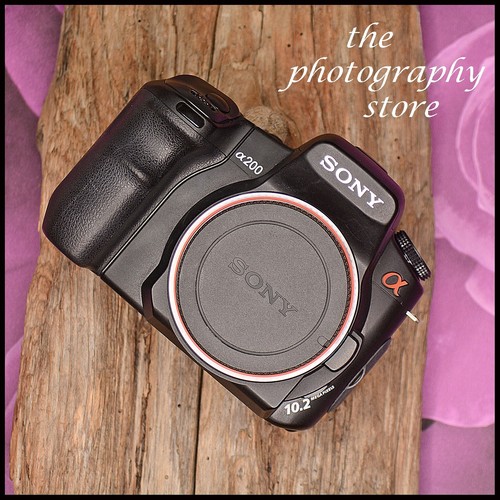 FREE POST & WARRANTY Sony A200 Alpha A Digital SLR Camera + charger + battery eBay