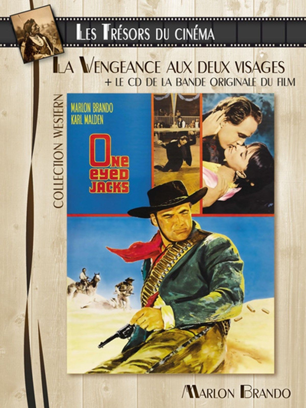 DVD Western : One-Eyed Jacks - Marlon Brando / DVD + CD BOX / IMPORT