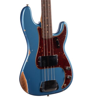 Fender Custom Shop 1964 Precision Bass Relic Aged Lake Placid Blue (376)
