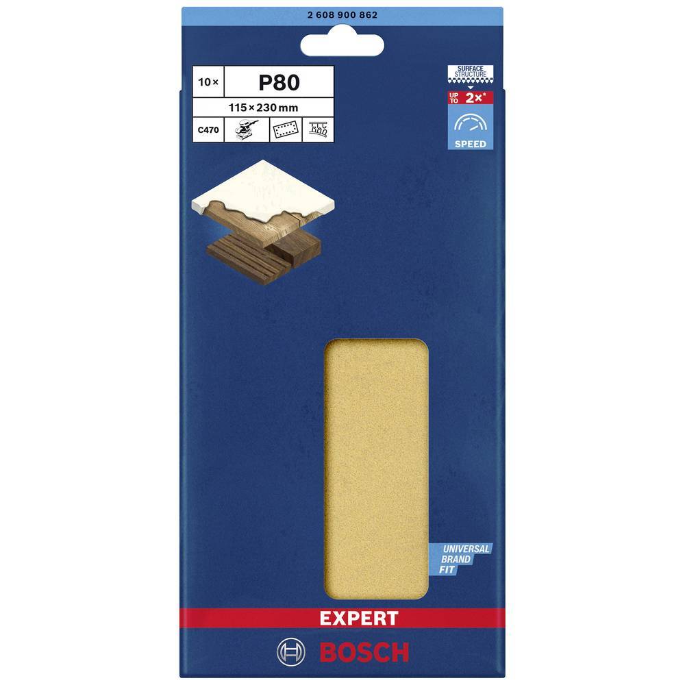 Bosch Accessories EXPERT C470 2608900862 Papier abrasif pour ponceuse vibrante eBay